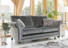 Alstons Lowry 3 seater sofa in fabric 2977 (1), (price band C) with scatter cushions in 2437 (1)