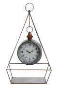 Ridley Silver Table Clock