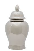 Balthazar Small Ceramic Silver Jar Ornament