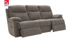 Harper 3 seater power recliner sofa