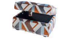 Storage stool in fabric 4227 (supplied on glides)