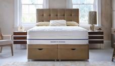 Ashford divan base with 9500 pocketed springs mattress (headboard sold separately)