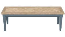 Signature Blue Dining Bench (130cm)