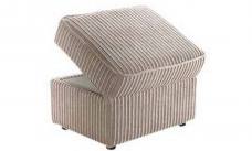 Storage stool pictured in Corduroy Fawn 