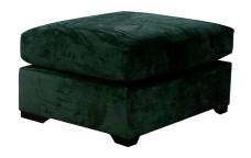 Buoyant Utopia Chaise Footstool - shown in Kairo Bottle Green