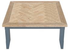 Signature Blue Square Open Coffee Table