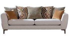 Inka grand pillow back sofa in main fabric cover 5908