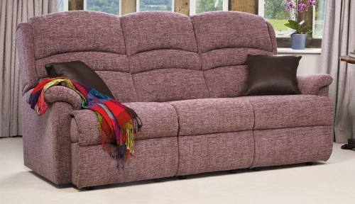 sherborne Olivia 3 seater sofa pictured in Como Plum, scatter cushions sold seperately 