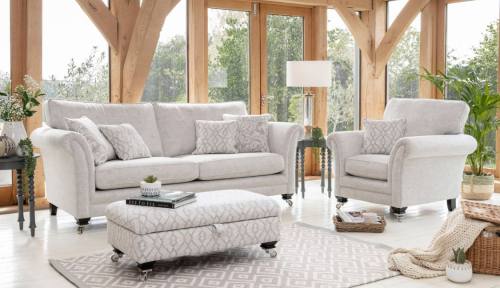 Alstons Lowry Grand sofa with Standard chair & Ottoman 