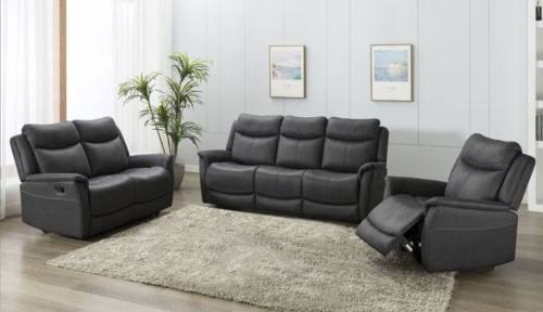 Phoenix 3 Seater Sofa and 2 Chairs in Slate