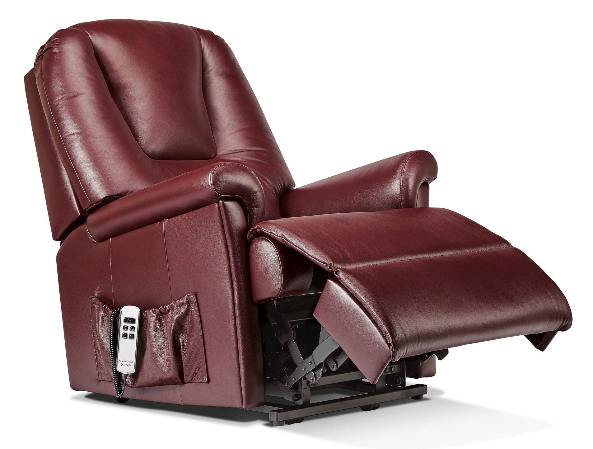 Sherborne Milburn Standard Electric Riser Recliner Chair Vat Included Leather At Relax Sofas 