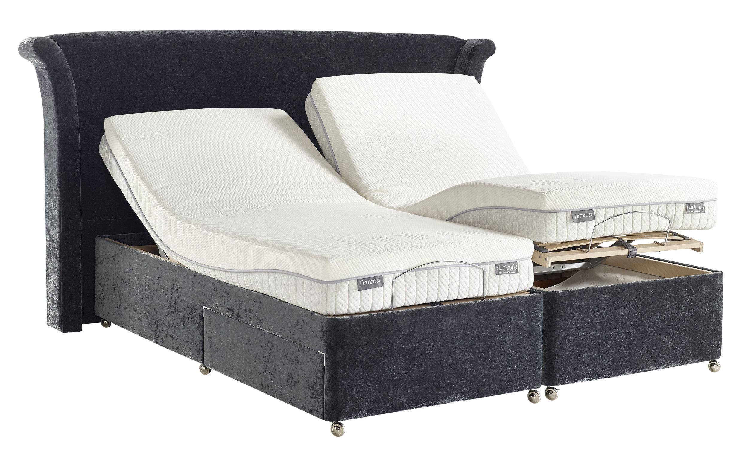 Dunlopillo Electric Adjustable King Size Divan Bed at Relax Sofas and Beds