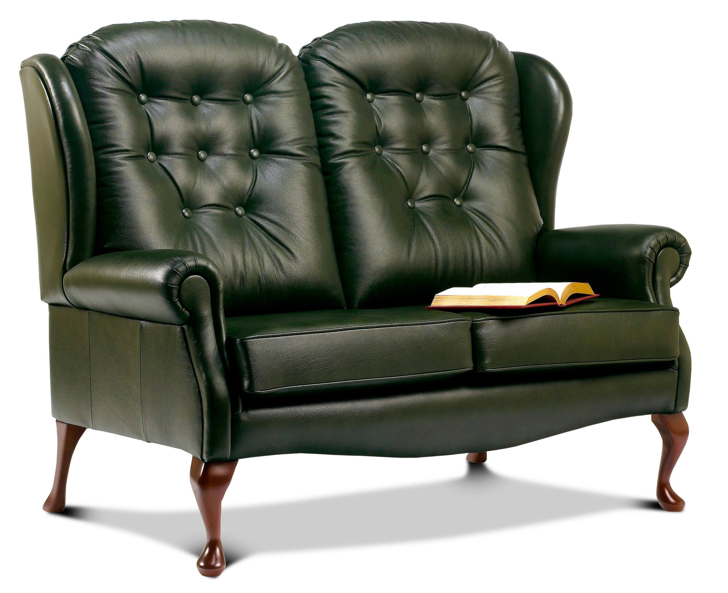 Sherborne Lynton High Seat 2 Seater Settee - Leather at Relax Sofas and ...