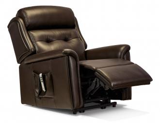 Petite best sale leather chair