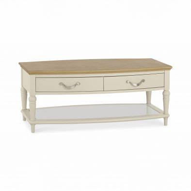 Bentley Designs Montreux Antique White Oak Top Coffee Table At Relax Sofas And Beds