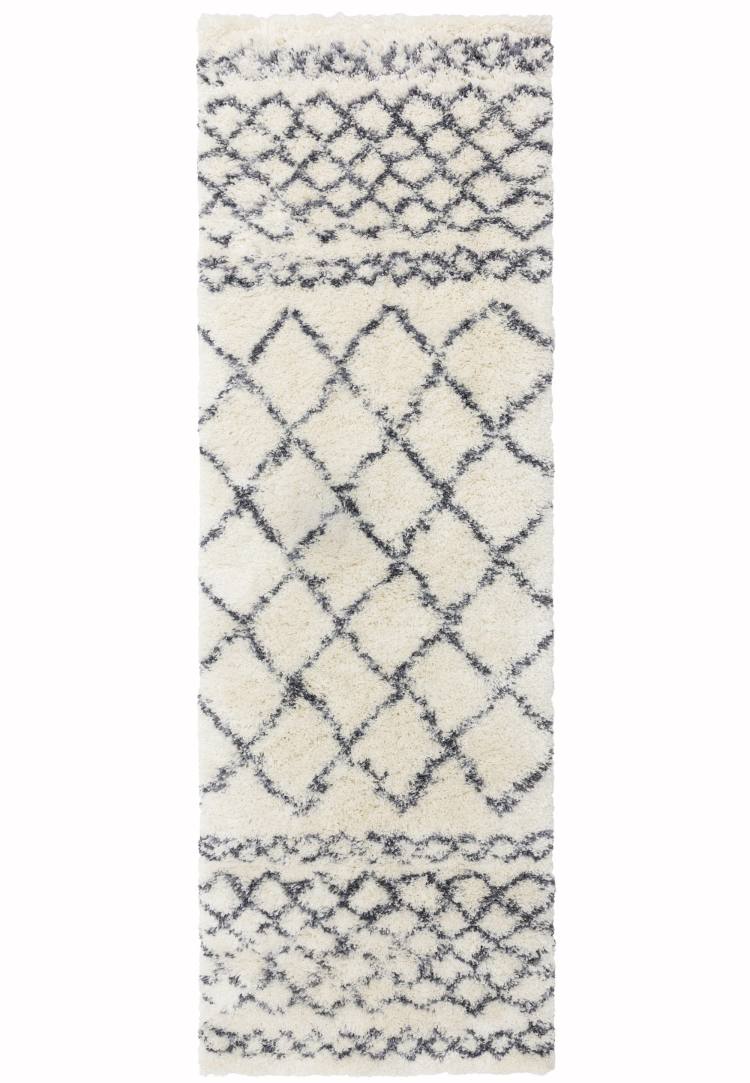 Milton Almond and Grey Patterned Rug