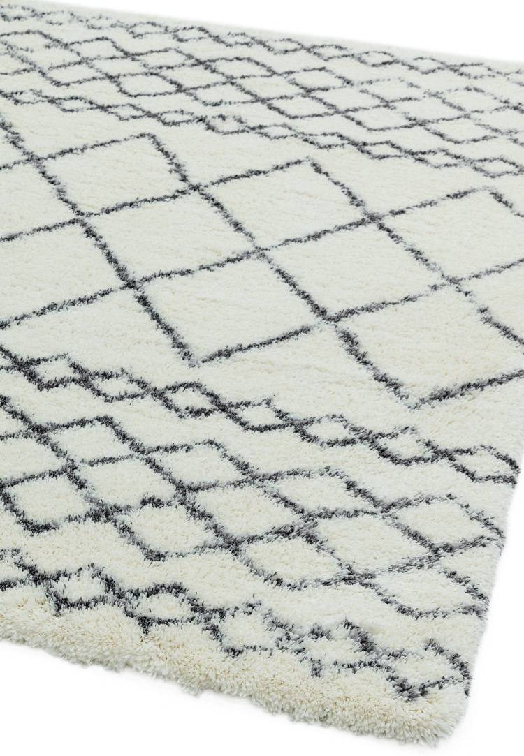 Milton Almond and Grey Patterned Rug