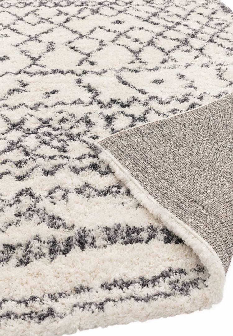 Milton Almond and Grey Abstract Patterned Rug