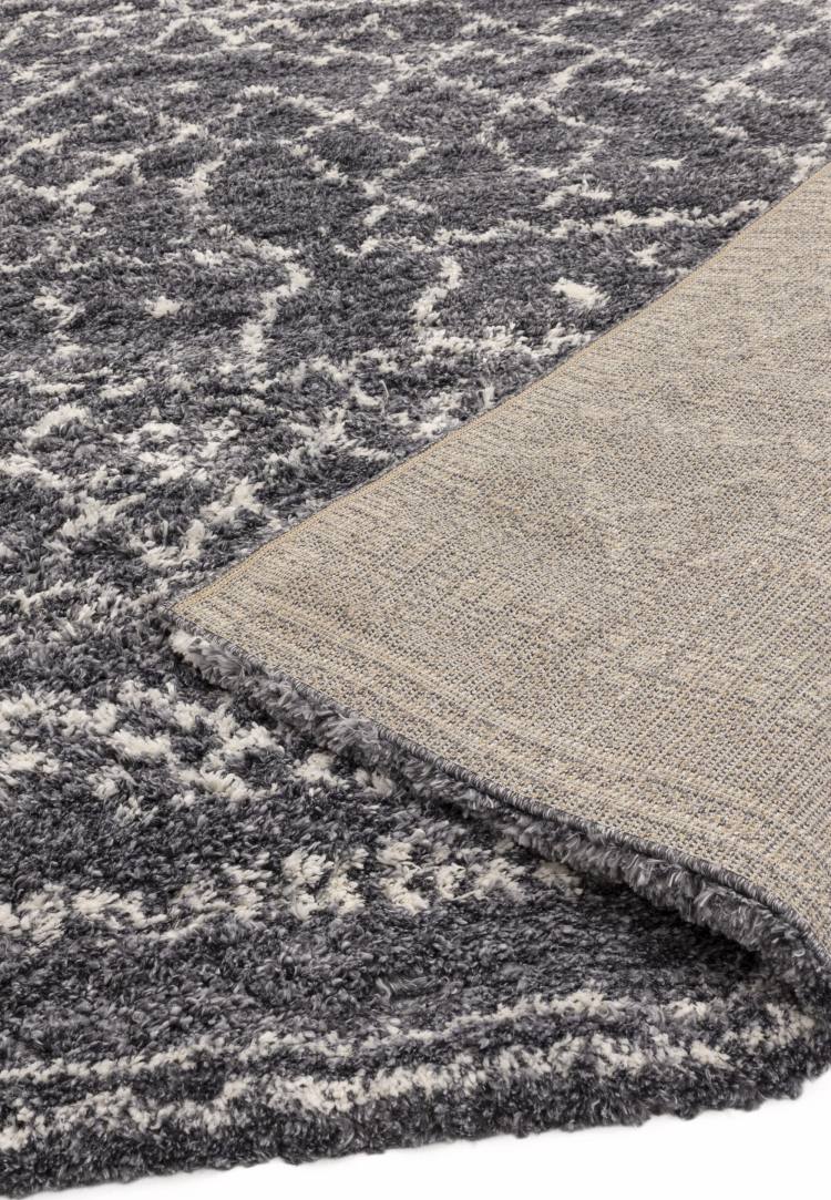 Milton Grey and Almond Abstract Patterned Rug