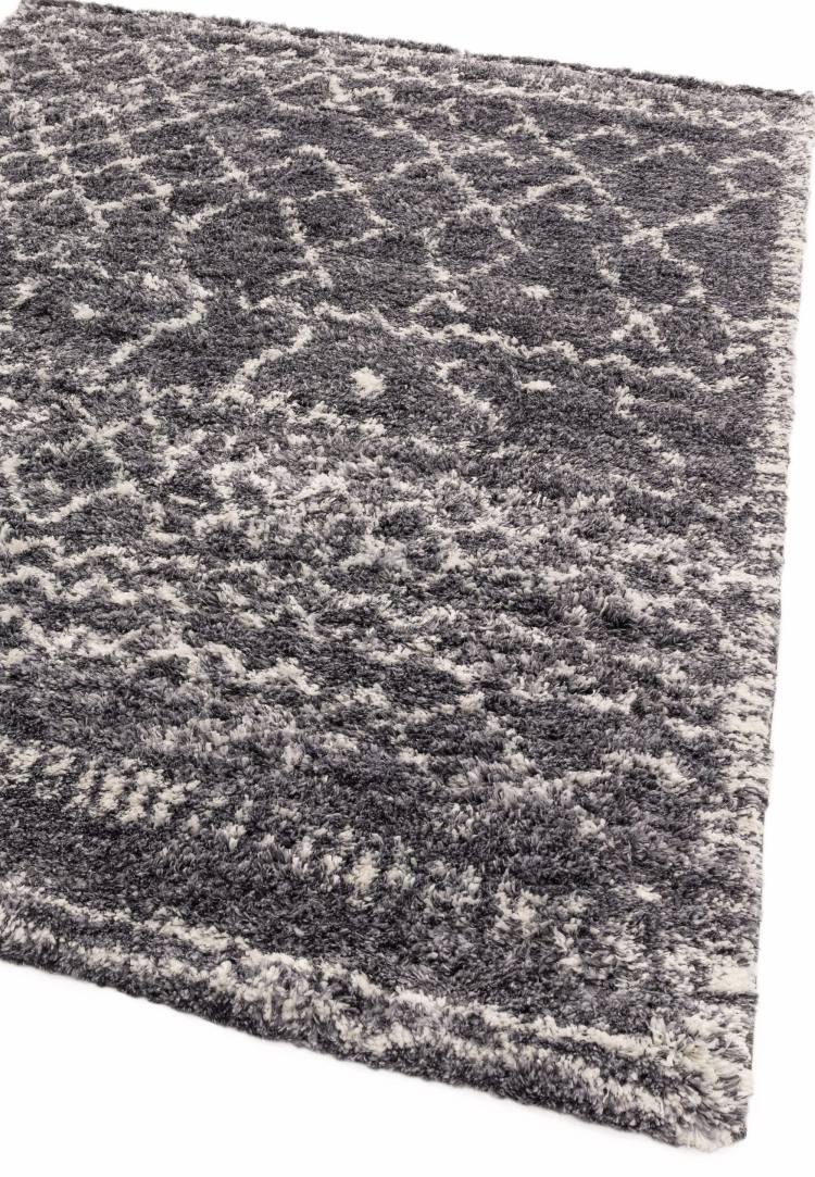 Milton Grey and Almond Abstract Patterned Rug