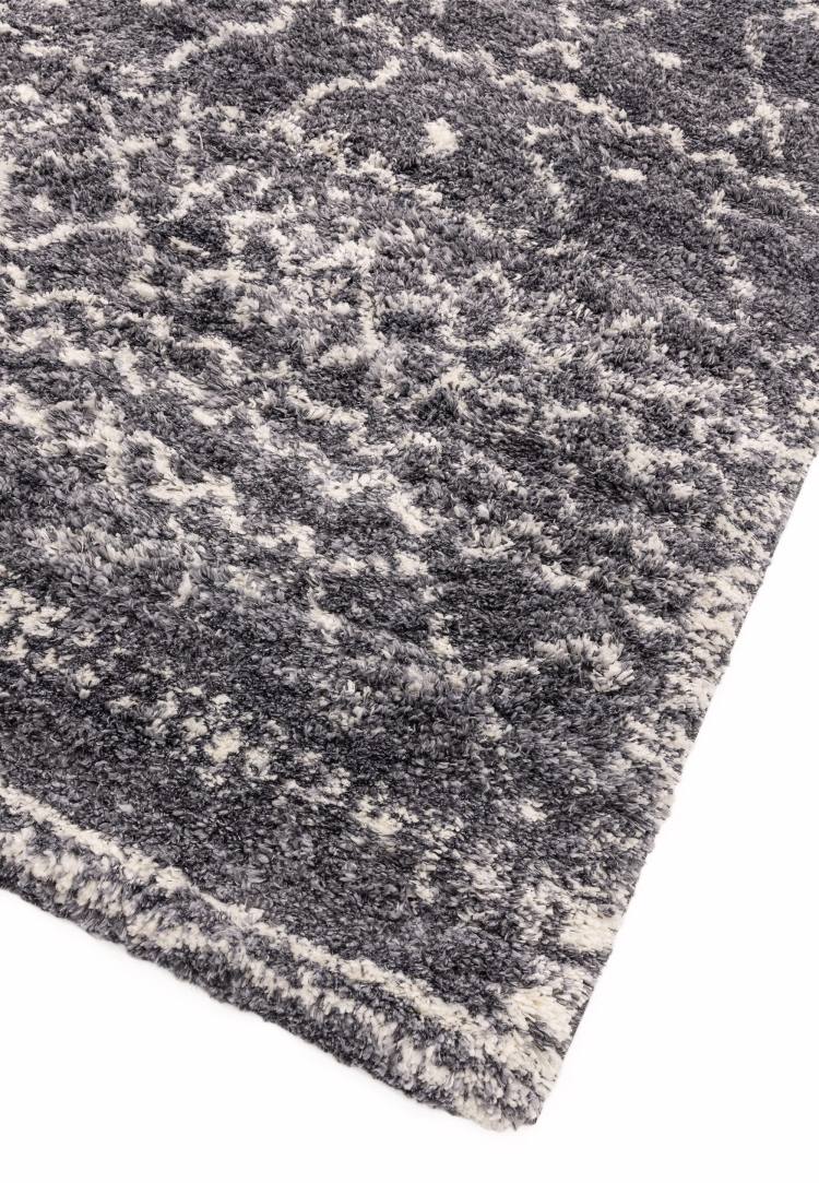 Milton Grey and Almond Abstract Patterned Rug