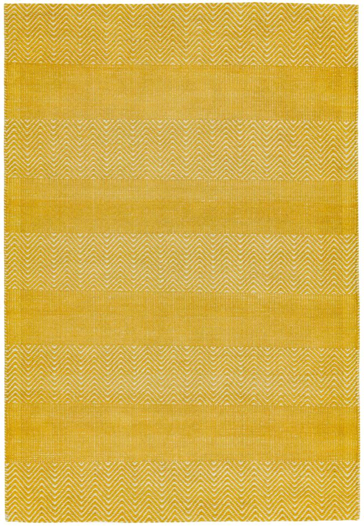 Bromley Yellow Flatweave Rug