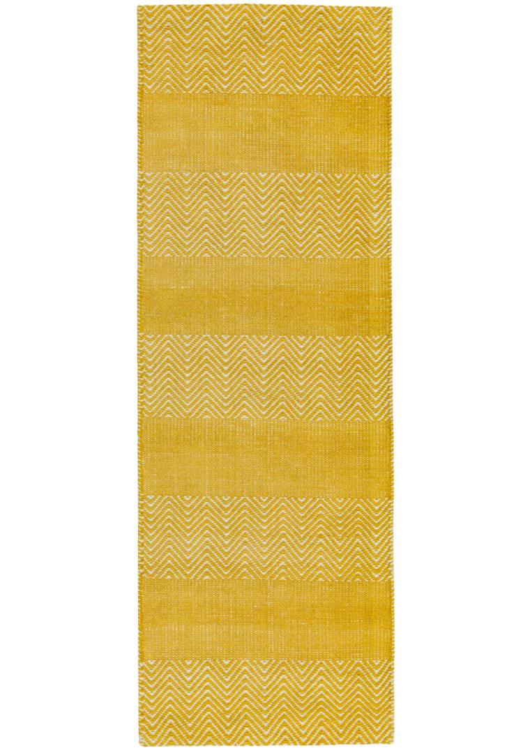 Bromley Yellow Flatweave Rug