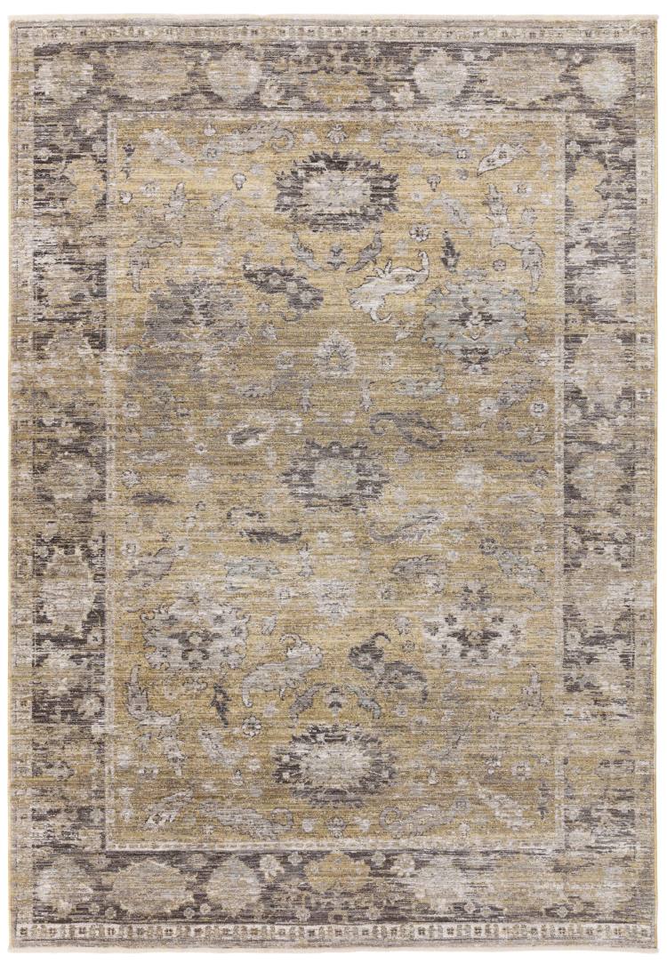 Kingston Yellow Floral Rug