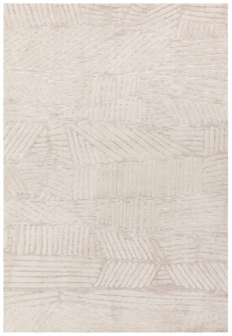 Rivara Beige Patterned Rug