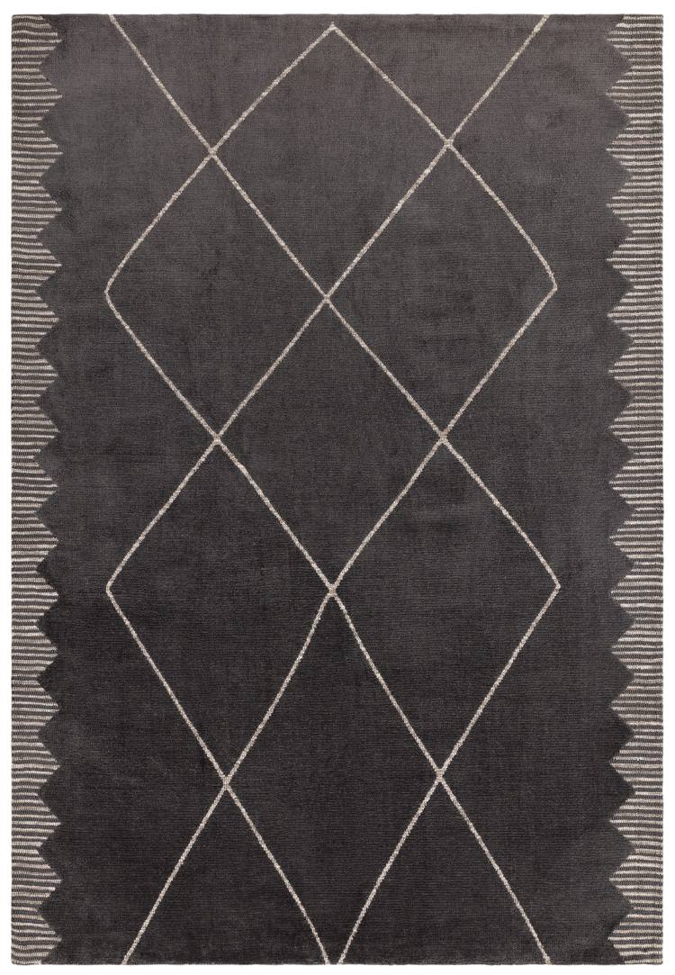 Rivara Black Geometric Rug