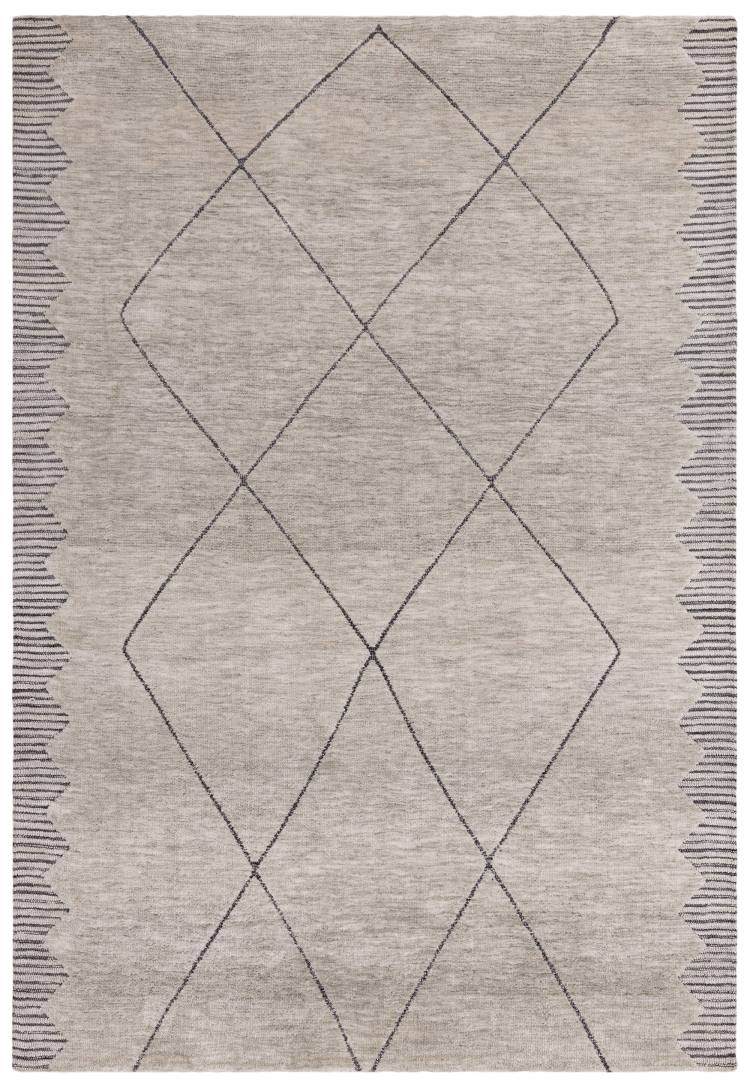 Rivara Grey Geometric Rug