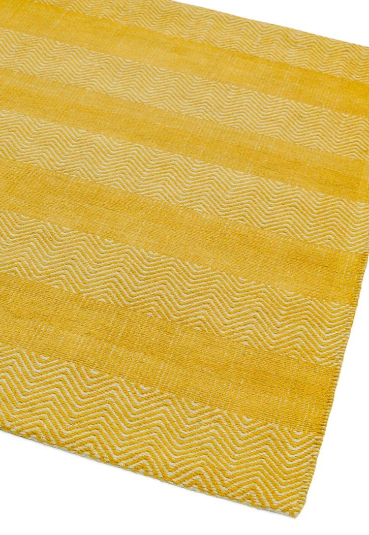 Bromley Yellow Flatweave Rug