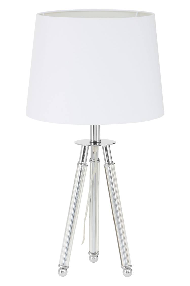 Style Crystal Chrome Table Lamp