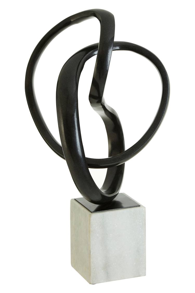 Lorenza Loop Ornament With Marble Base