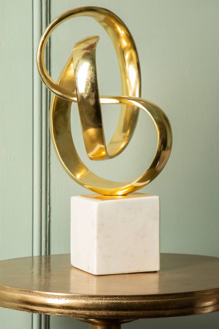 Lorenza Gold Loop Sculpture