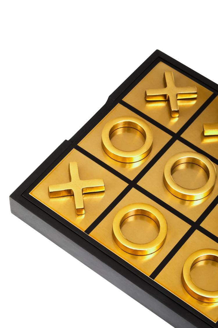 Wellington Gold Noughts and Crosses Set