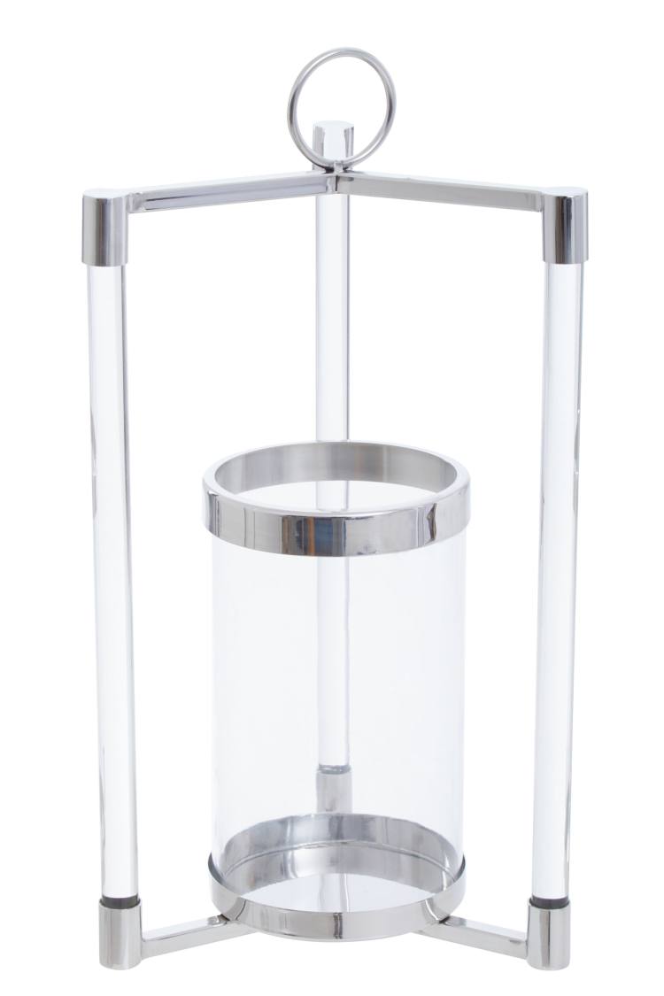 Digby Small Silver Lantern