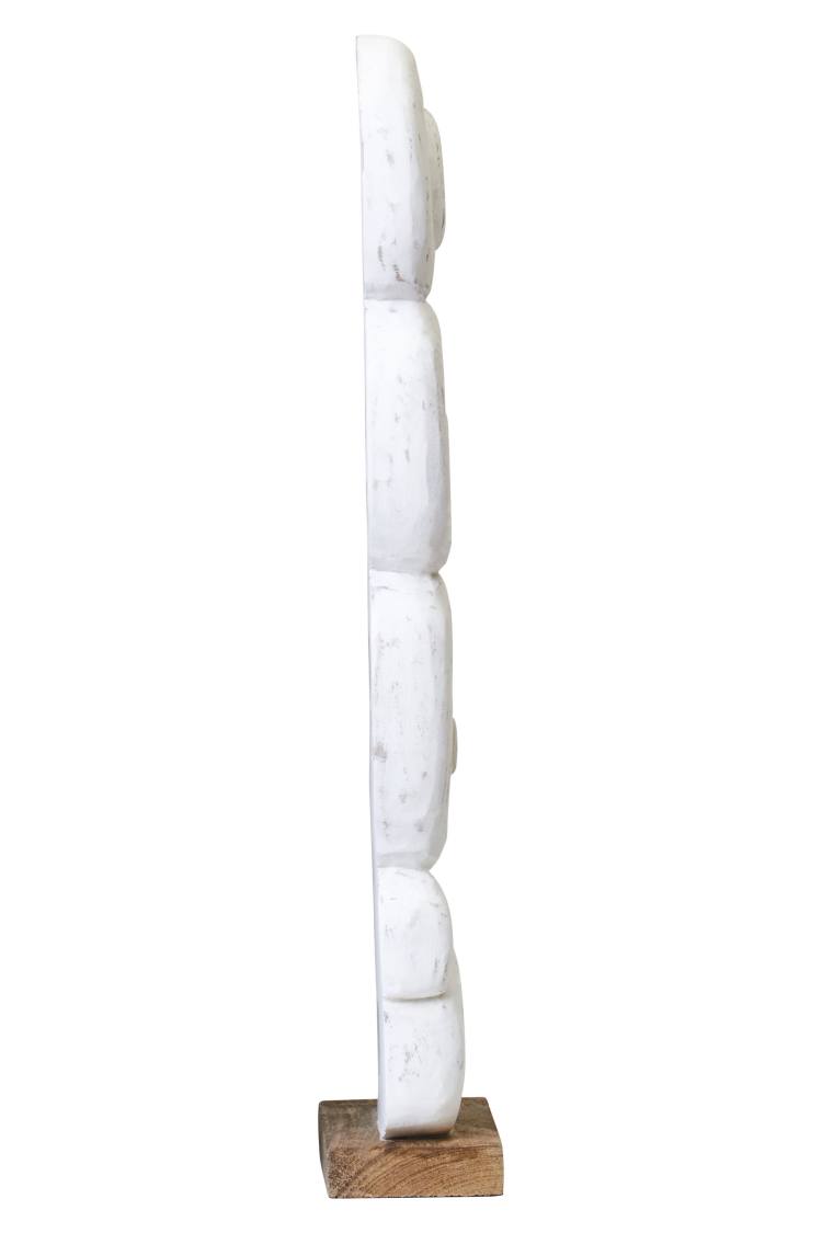 Aspect Tall White Curl Ornament