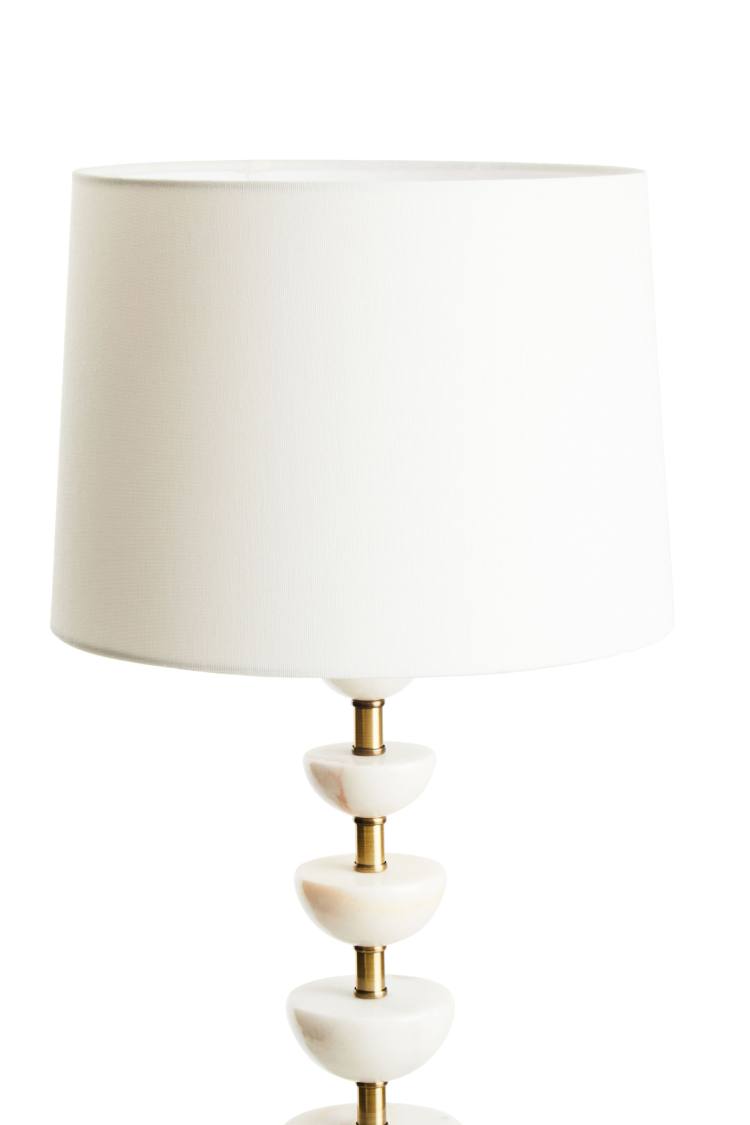 Mundi White Lamp Table