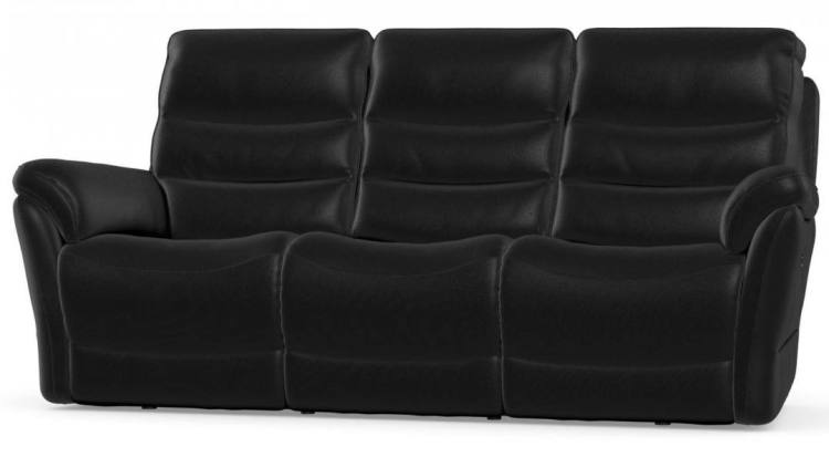 Sofa shown in Moda Black leather