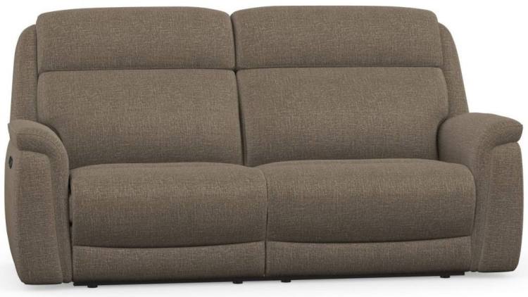 Paris manual sofa shown in Anivia Brown fabric 