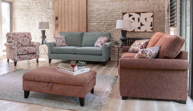 Poppy standard chair in 4459, 3 seater in 4780, 2 seater in 4784