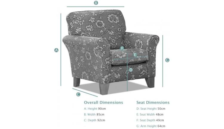 Alstons Studio Accent Chair dimensions