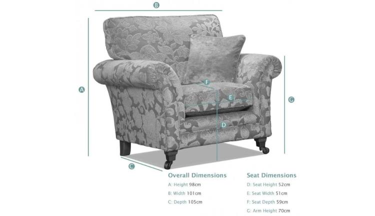 Alstons Lowry Chair dimensions