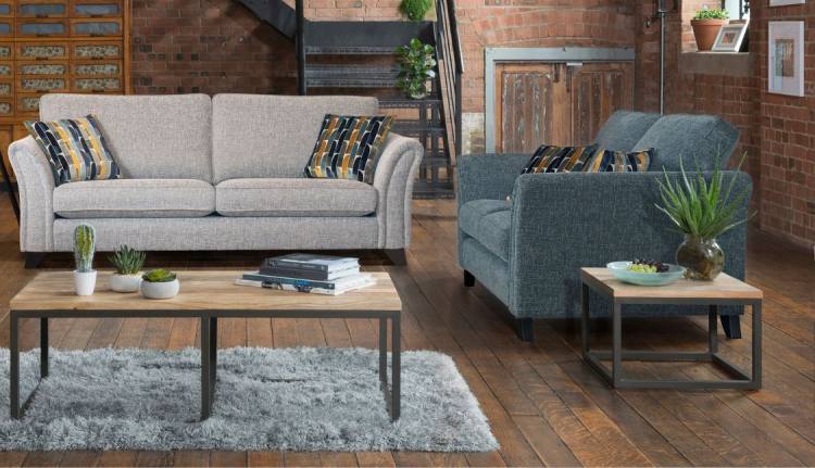 2 seater sofa on the right, shown with 4 seater sofa from the Emelia collection 