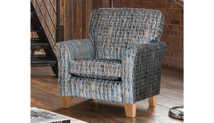 Emelia accent chair shown in fabric 3012 