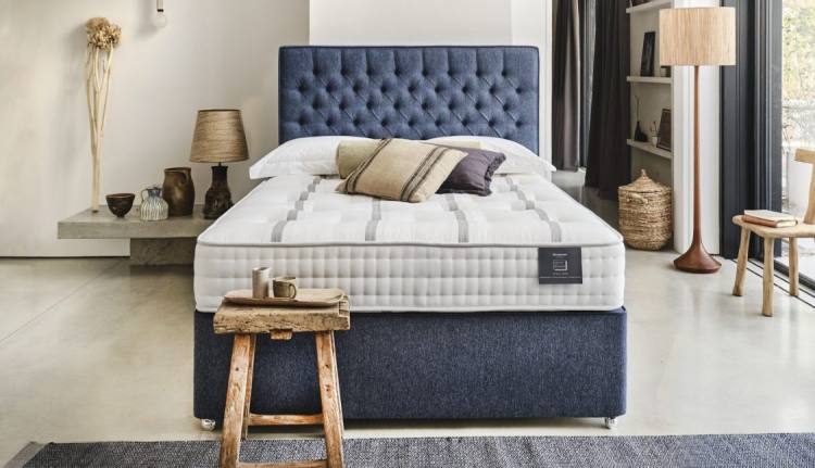 Ashford divan base with 1600 pocketed springs mattress (headboard sold separately)