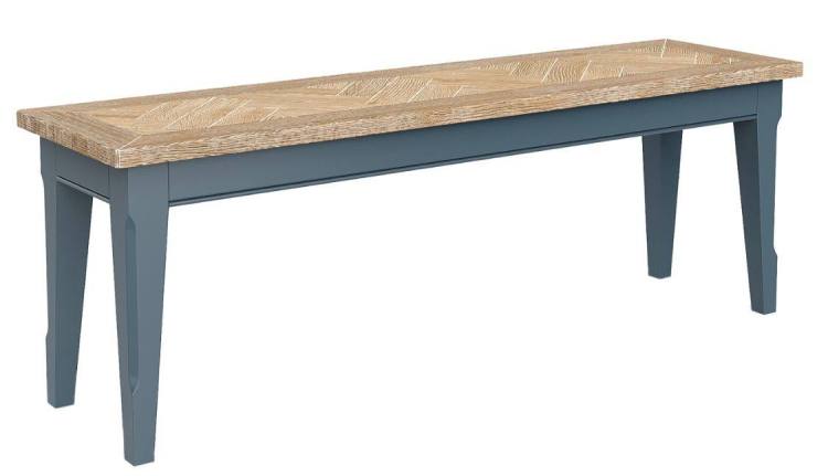 Side view of Pimlico Dining Bench (130cm)