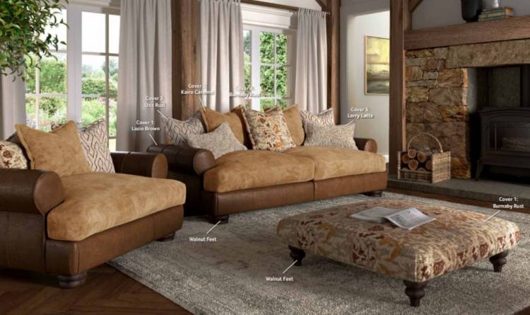 Buoyant Horatio Mix 2 Seater Standard Back Sofa