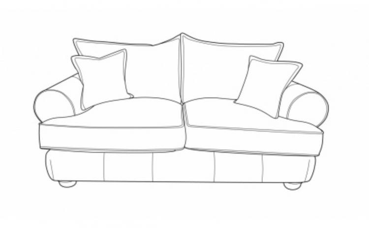 Horatio Mix 2 seater Standard back sofa 